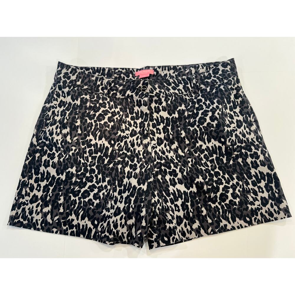 Leopard Animal Print Shorts Isaac Mizrahi New York Size 16